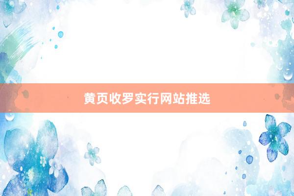黄页收罗实行网站推选